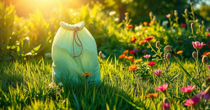 Saco de lixo biodegradável como solução sustentável para o meio ambiente