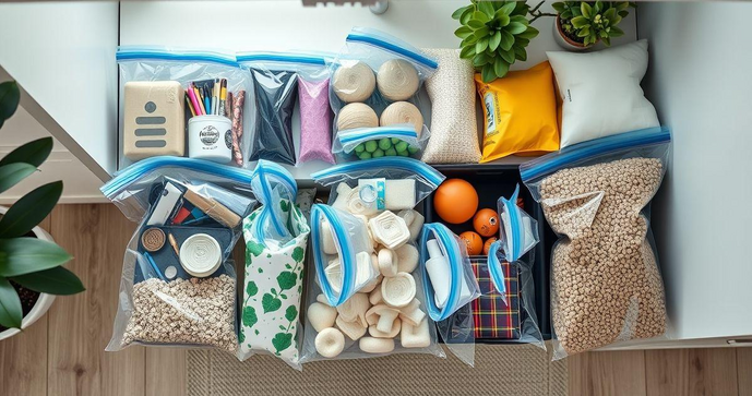 Saco adesivado é a solução ideal para organização e praticidade no dia a dia