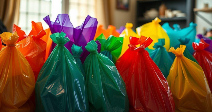 Saco plástico é a solução ideal para organização e sustentabilidade no dia a dia