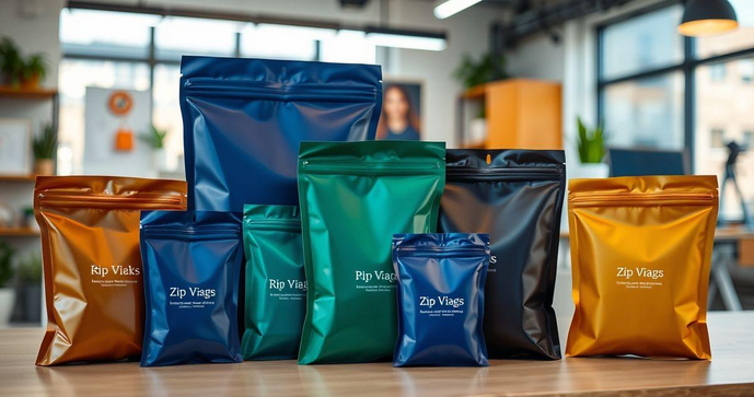 Saco zip personalizado é a solução ideal para organização e branding