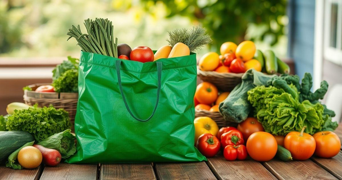 Sacola reciclada verde é a escolha sustentável que você precisa para o seu dia a dia