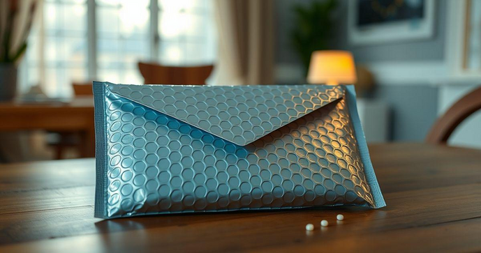 Envelope saco plástico bolha ideal para proteção de envio