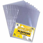 Envelopes plásticos quatro furos