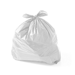 Sacos plásticos leitosos