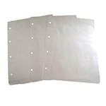 Sacos plásticos transparentes 4 furos